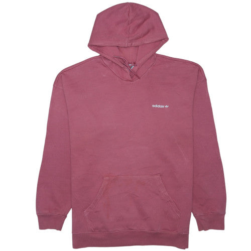 Adidas Women’s Pink Pullover Hoodie Size L Cotton Casual