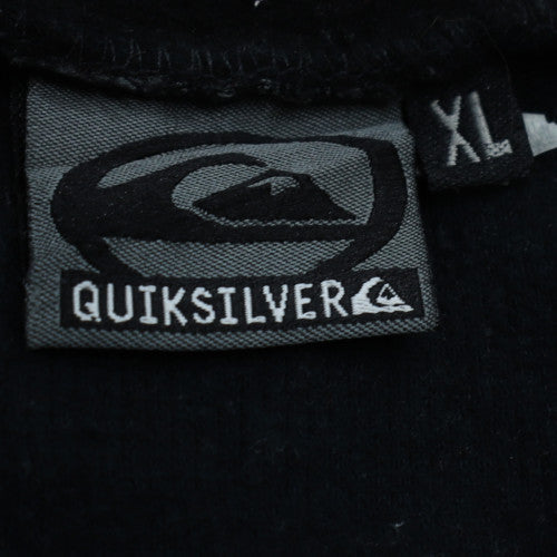Quiksilver Men's Black Fleece Pullover Jumper Size XL