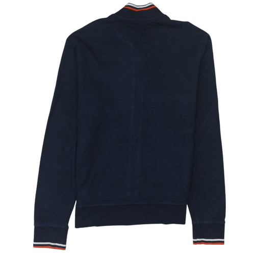Polo Ralph Lauren Men's Navy Blue Track Jacket M Regular Fit Cotton