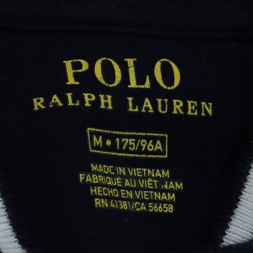 Polo Ralph Lauren Men's Navy Blue Track Jacket M Regular Fit Cotton