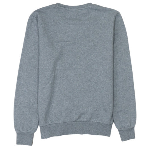 Puma Men Grey Small Crew Neck Pullover Sweatshirt