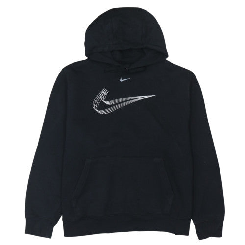 Nike Women's Black XL Pullover Hoodie with Silver Graphic Logo