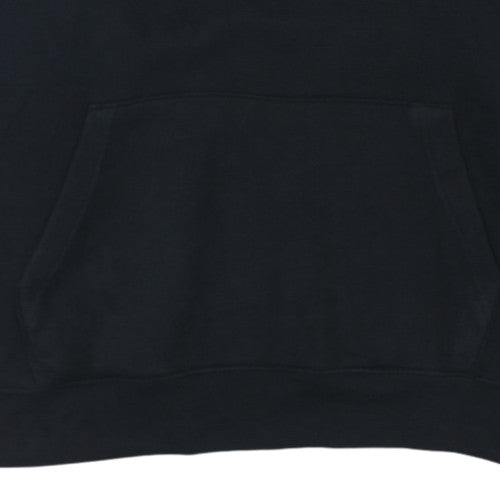 Nike Women's Black XL Pullover Hoodie with Silver Graphic Logo