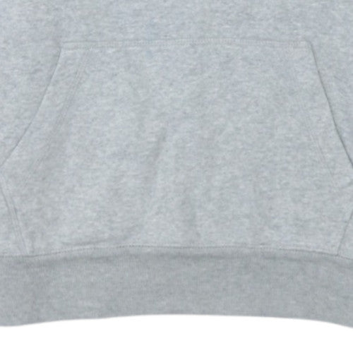 GAP Boys Grey Pullover Hoodie XL 12-13 Years Fleece Logo Sweatshirt
