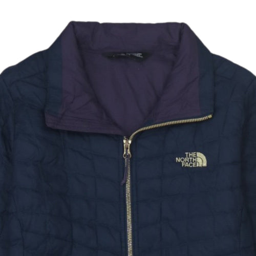 The North Face Women's Blue Quilted Lightweight Jacket Size M