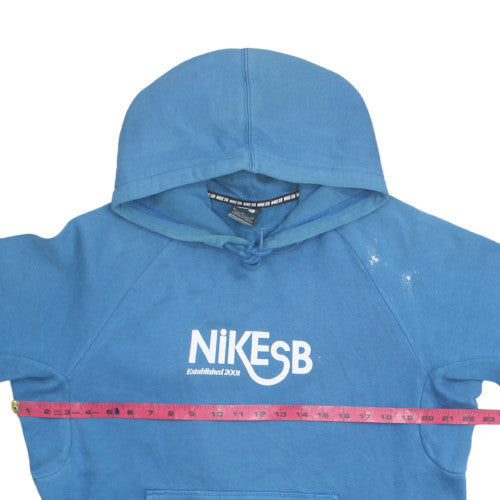 Nike SB Men's Blue Medium Pullover Hoodie with Logo Graphic