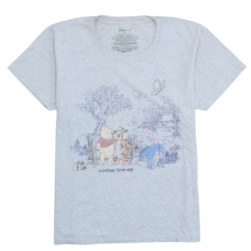 Disney Women’s Grey Winnie the Pooh Graphic T-Shirt XL