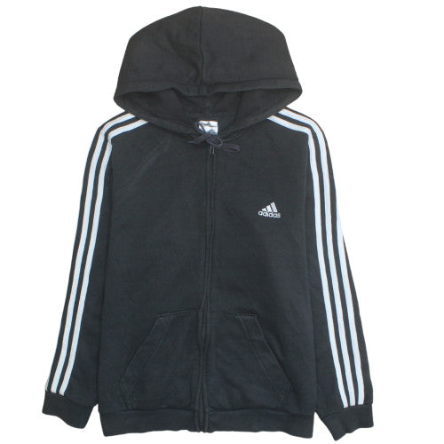 Adidas Mens Black Full Zip Hoodie XL Classic Sportswear
