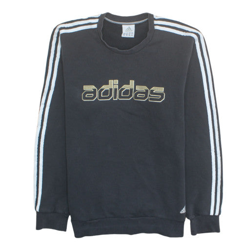 Adidas Men's Black XL Pullover Sweatshirt with Logo