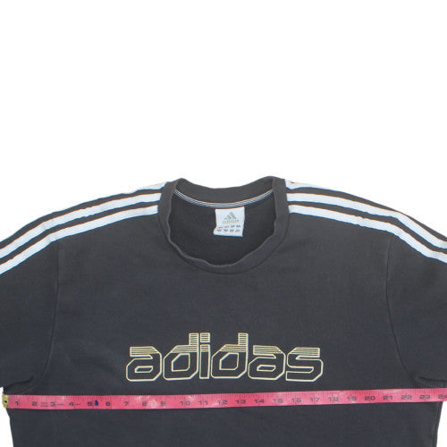 Adidas Men's Black XL Pullover Sweatshirt with Logo