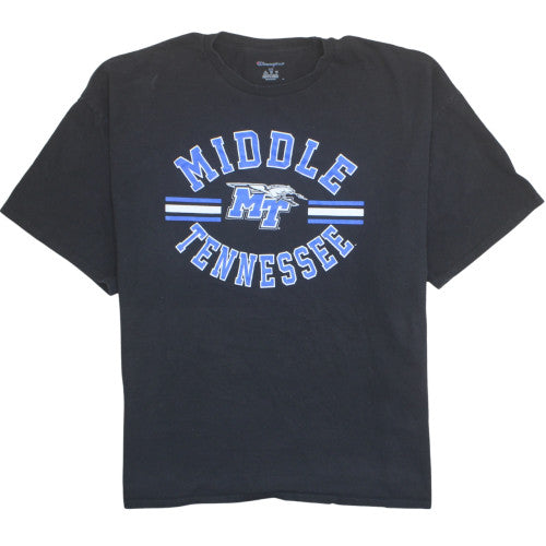 Champion Men's Black 3XL Middle Tennessee Graphic T-Shirt