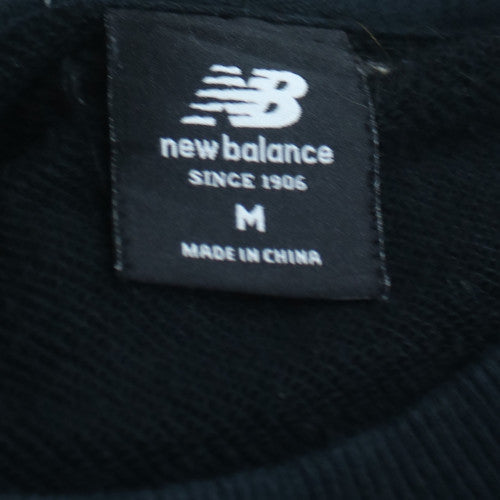 New Balance Men's Black M Pullover Sweatshirt Graphic Print