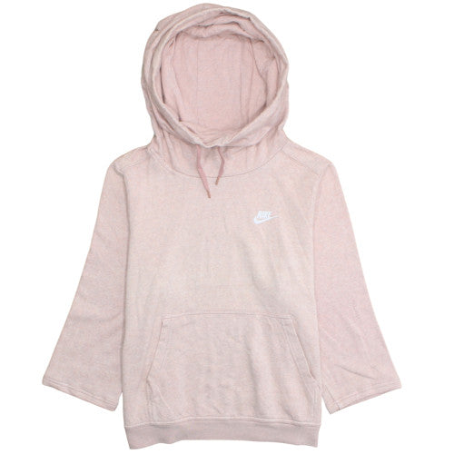 Nike Girls Pink Pullover Hoodie 12 Years Hooded Fleece Sweatshirt