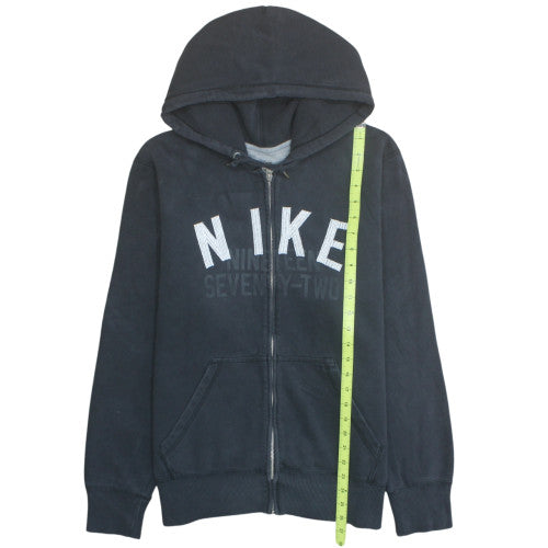 Nike Men's Black Full Zip Hoodie Size M Fleece Sportswear