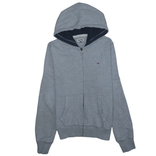 Tommy Hilfiger Men’s Grey Full Zip Hoodie Size S Classic Style