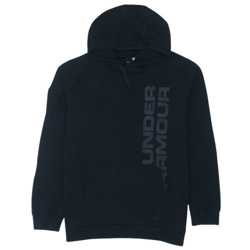 Under Armour Men's Black XL Pullover Hoodie with Logo Print