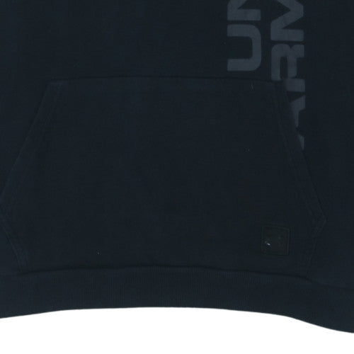 Under Armour Men's Black XL Pullover Hoodie with Logo Print