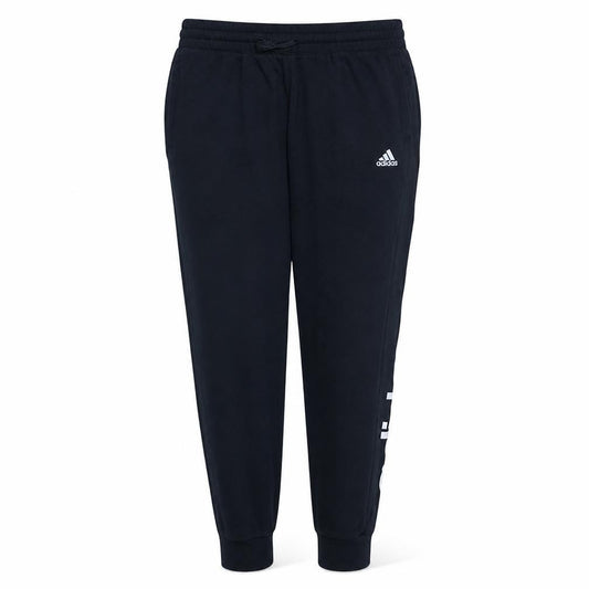 Front view of Adidas Women’s Black Jogger Trousers S Cotton Fleece Sportswear