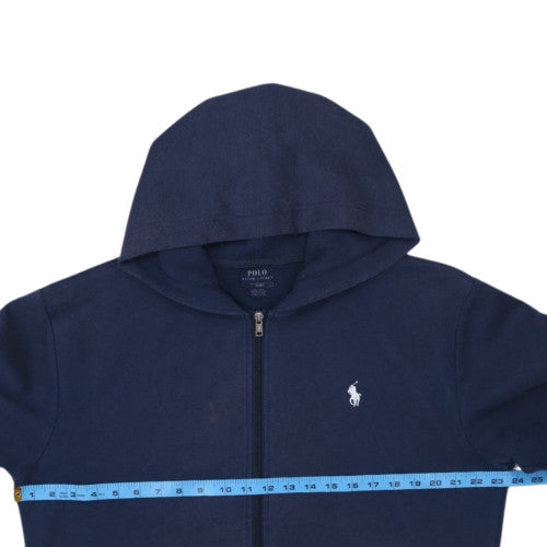 Ralph Lauren Men's Blue Full Zip Hoodie Size L