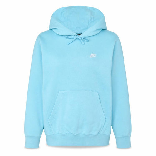 Nike Womens Blue Pullover Hoodie XS Cotton Blend Hooded Sweatshirt
