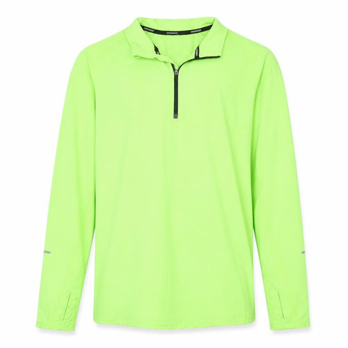 Nike Men's Green Dri-Fit 1/4 Zip Long Sleeve Athletic Sweatshirt M