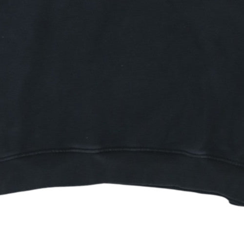 Adidas Womens Black Crew Neck Pullover Sweatshirt Size 14