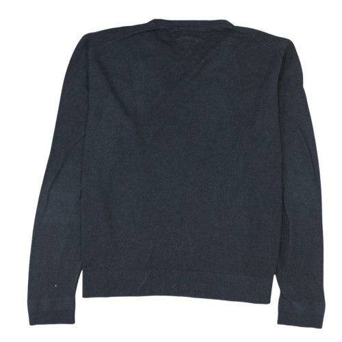 Tommy Hilfiger Men’s Grey 3XL Cotton Silk Crew Neck Jumper