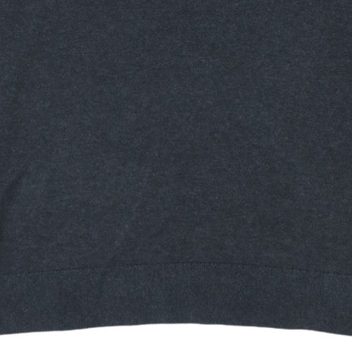 Tommy Hilfiger Men’s Grey 3XL Cotton Silk Crew Neck Jumper