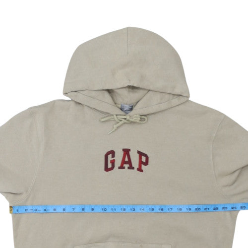 GAP Womens Beige Pullover Hoodie Large Cotton Blend Casual