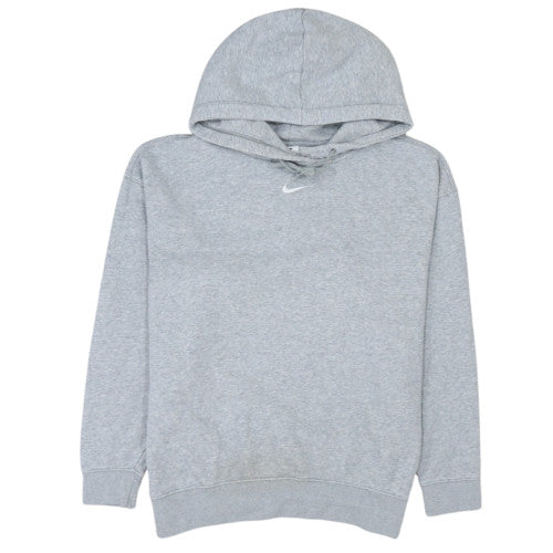Nike Women's Grey Pullover Hoodie Small Cotton Blend Sportswear