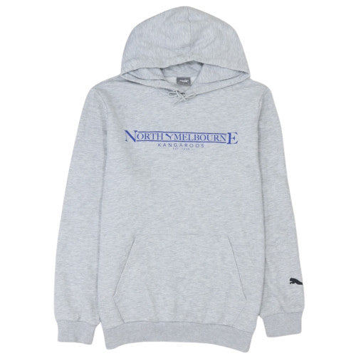 Puma Men’s Grey North Melbourne Pullover Hoodie Size L