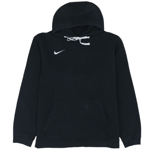 Nike Men's Black XL Pullover Hoodie with Logo and Pockets