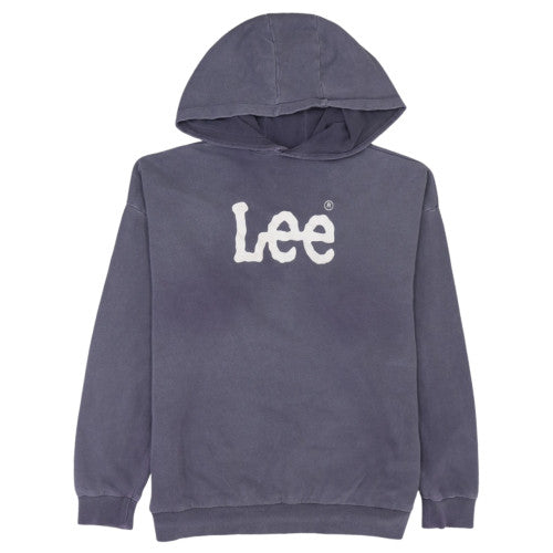Lee Womens Grey Pullover Hoodie Size 8 100% Cotton Casual Sweatshirt