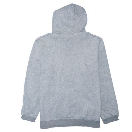 Puma Men's Grey Hoodie Large Pullover Logo Cotton Blend Casual