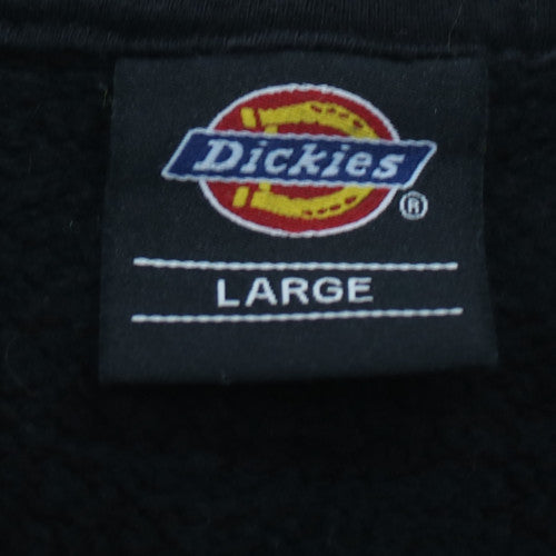 Dickies Womens Black Large Pullover Hoodie Sweatshirt Classic Casual