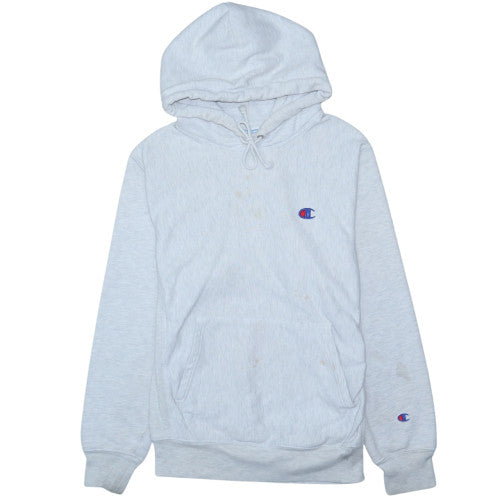 Champion Men's Grey Reverse Weave Pullover Hoodie Size S