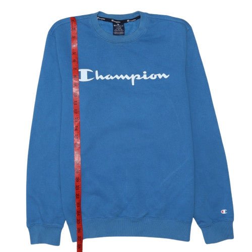 Champion Men's Blue Crew Neck Pullover Sweatshirt Size L