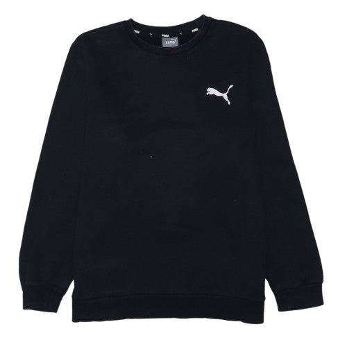 Puma Men's Black Crew Neck Pullover Sweatshirt Size M