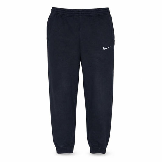 Front view of Nike Men's Black Jogger Sweatpants Small Tapered Fit Fleece