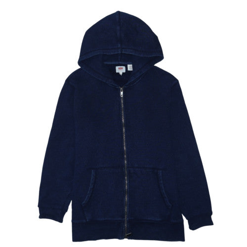 Levi's Women's Navy Full Zip Hoodie Size S Cotton Blend