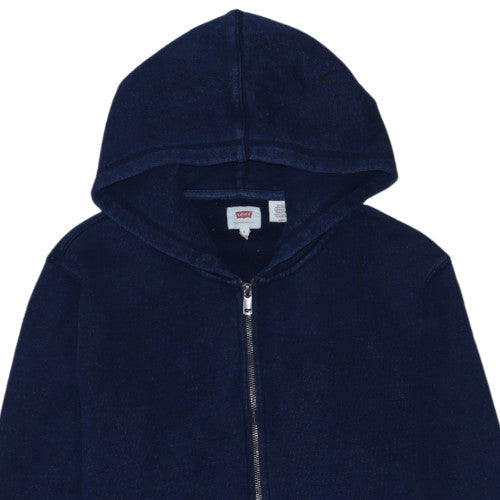 Levi's Women's Navy Full Zip Hoodie Size S Cotton Blend