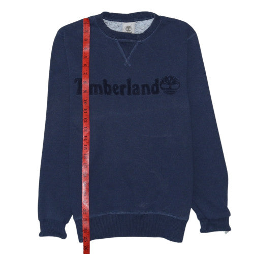 Timberland Men’s Blue Crew Neck Pullover Sweatshirt Size S