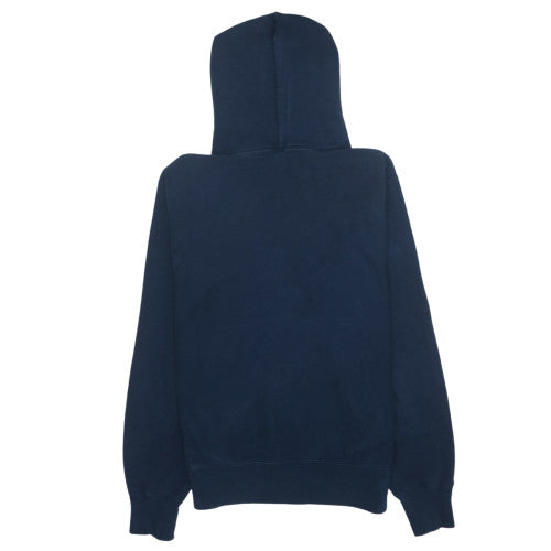 Champion Men's Blue Pullover Hoodie Medium Fleece Sweatshirt