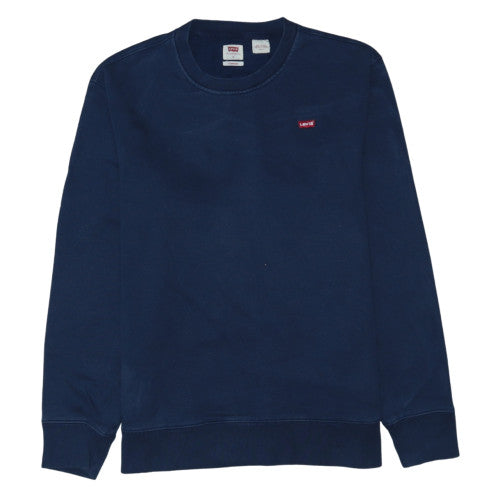 Levi's Men's Navy Blue Crew Neck Sweatshirt Size S Classic Fit