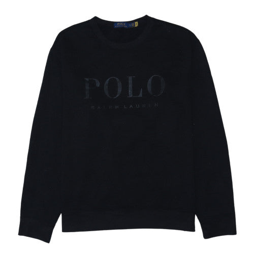 Polo Ralph Lauren Men's Black Large Crew Neck Sweatshirt