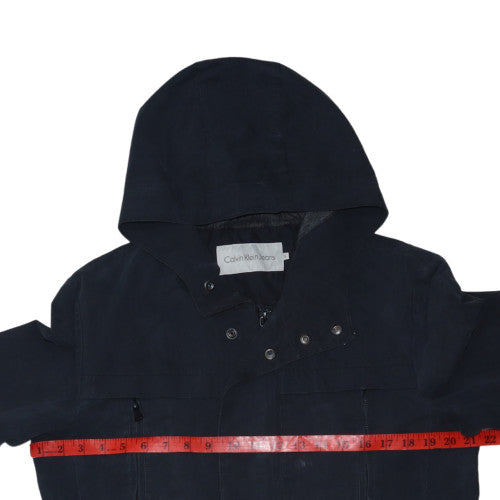 Calvin Klein Jeans Men's Black Hooded Parka Coat Size S