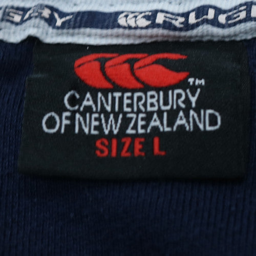 Canterbury Men's Blue Pullover Rugby Hoodie Size L Sportswear