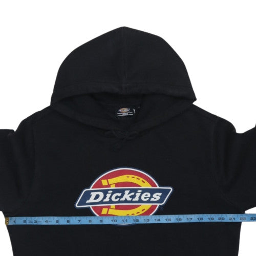 Dickies Men’s Black Pullover Hoodie Large Fleece Graphic Logo Sweatshirt