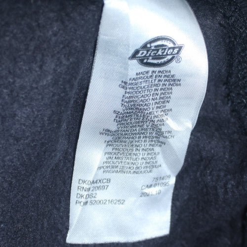 Dickies Men’s Black Pullover Hoodie Large Fleece Graphic Logo Sweatshirt