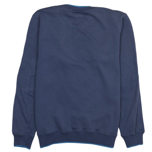 Le Coq Sportif Men's Blue XL Pullover Sweatshirt Logo Fleece